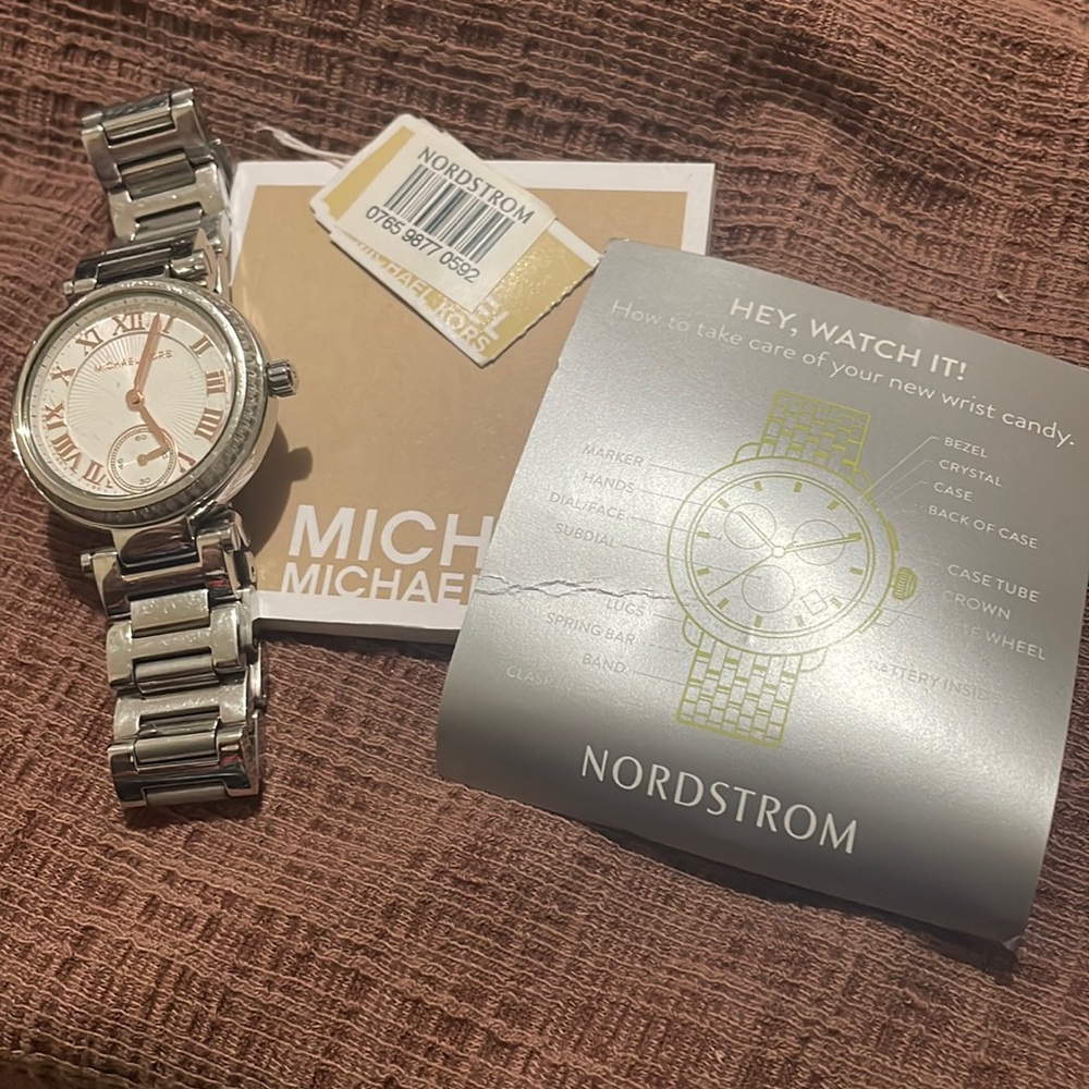 Silver Michael Kors Watch - Picture 7 of 10